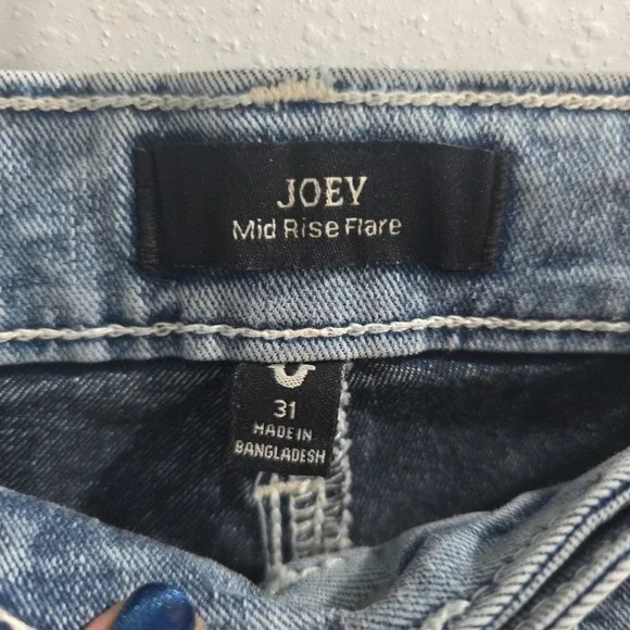 True Religion‎ NWT Jeans Joey Mid-Rise Flare Size 31 New With Tags Womens Jeans - Picture 2 of 8